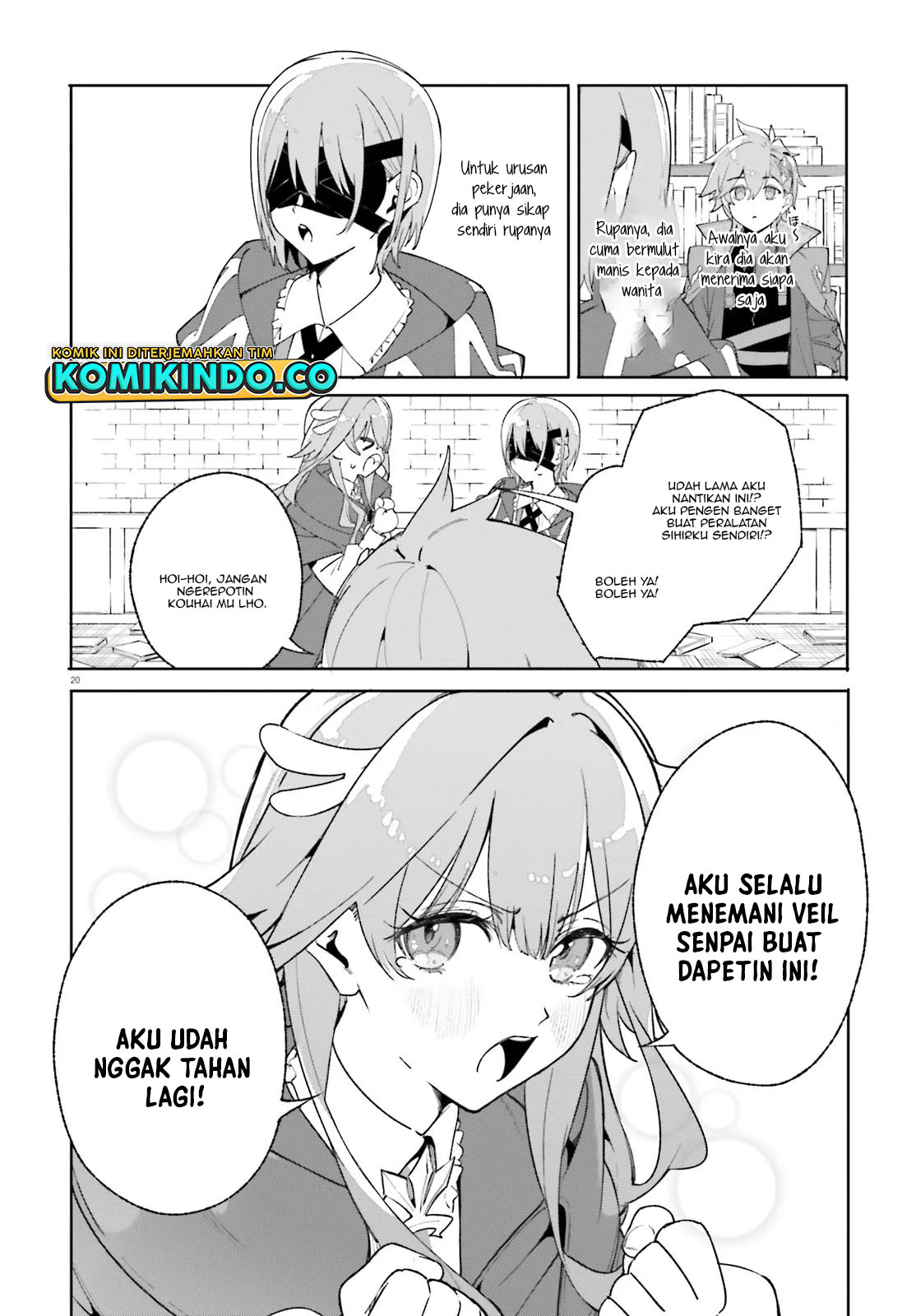 Majutsushi Kunon wa Miete Iru Chap 26.2 - Next Chap 27.2