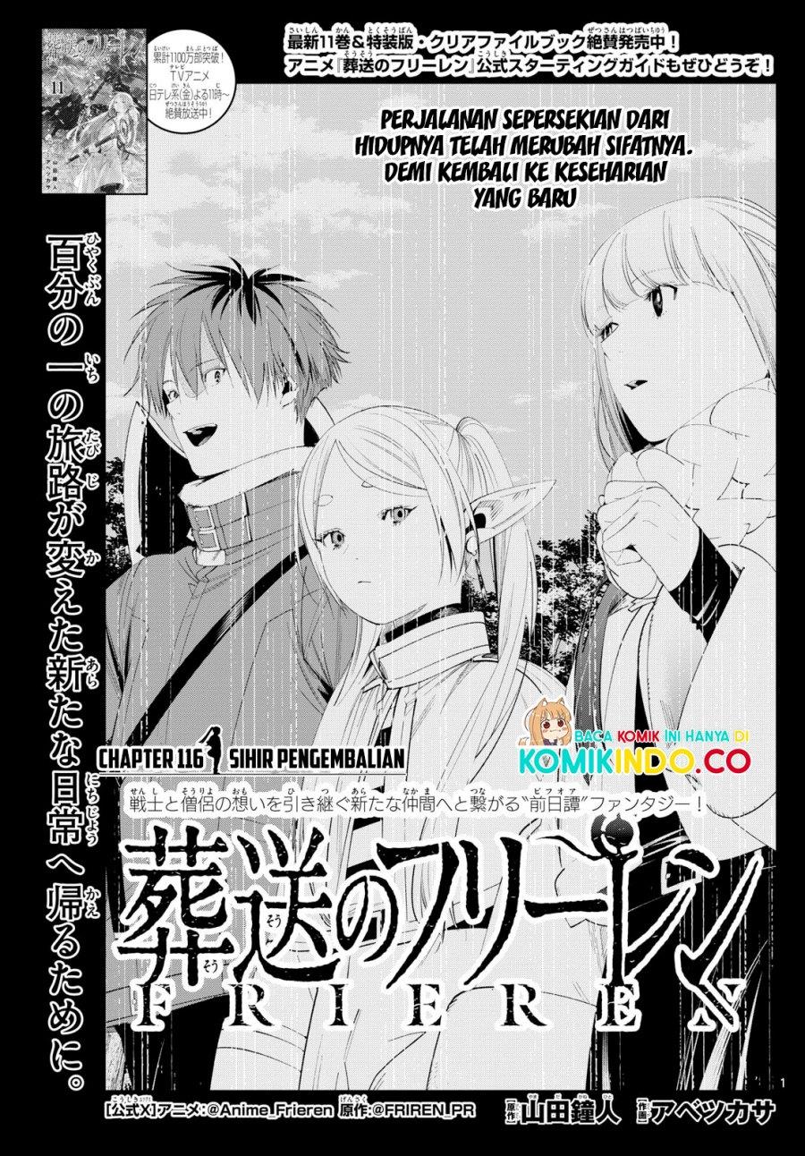 Sousou no Frieren Chap 116 - Next Chap 117