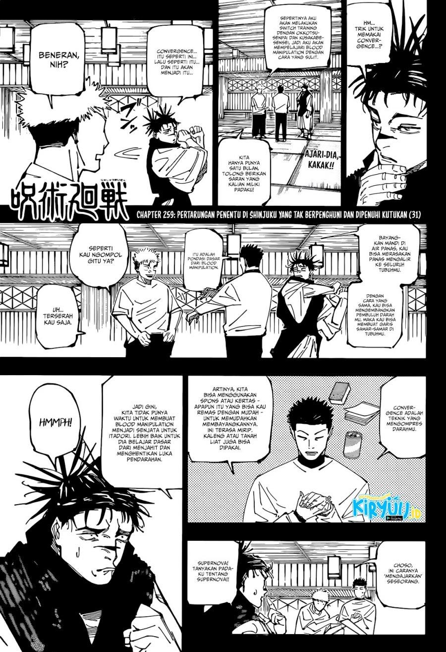 Jujutsu Kaisen Chap 259 - Next Chap 260