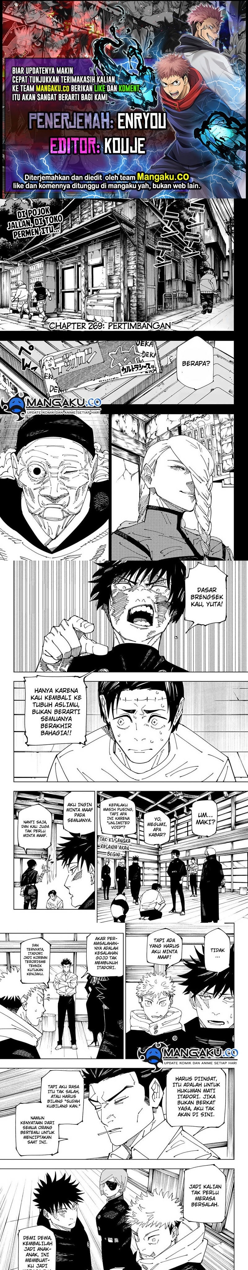 Jujutsu Kaisen Chap 269 - Next Chap 270
