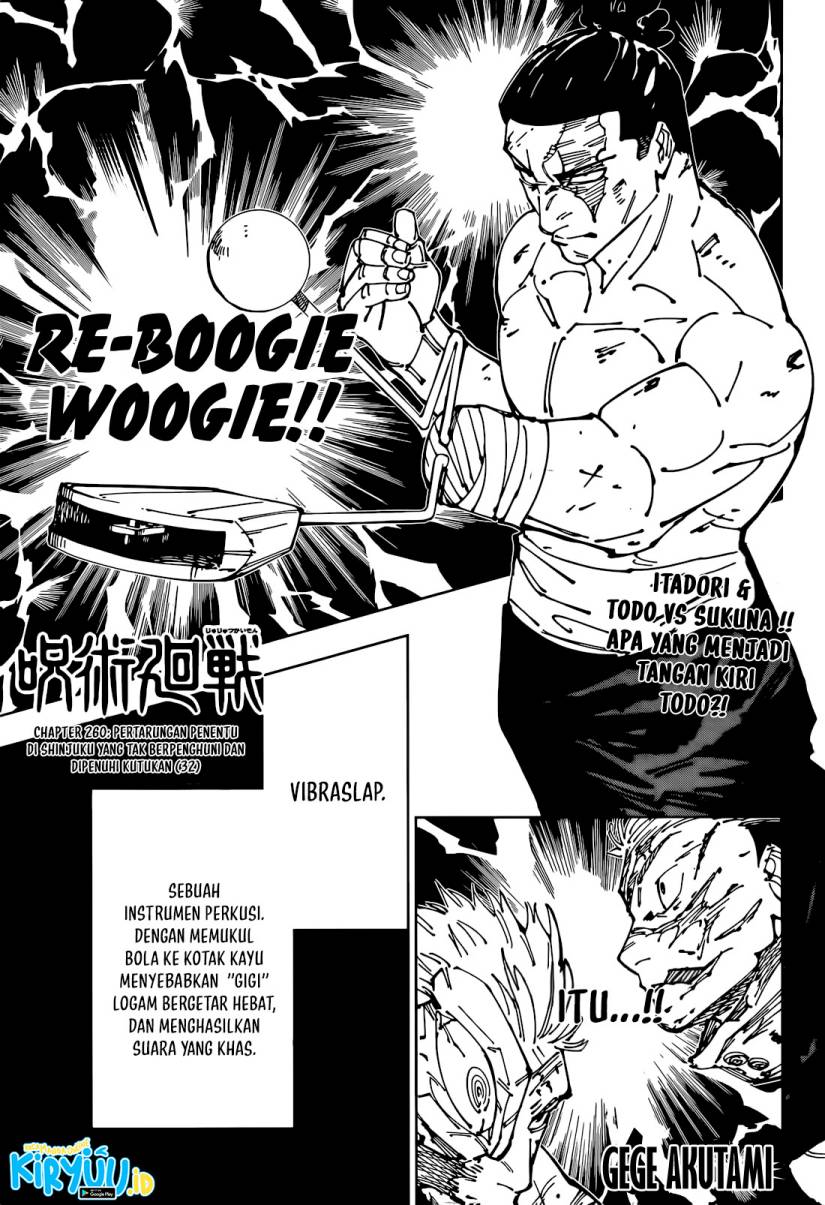 Jujutsu Kaisen Chap 260 - Next Chap 261