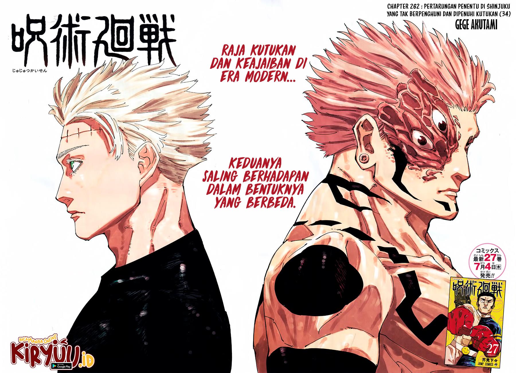 Jujutsu Kaisen Chap 262 - Next Chap 263