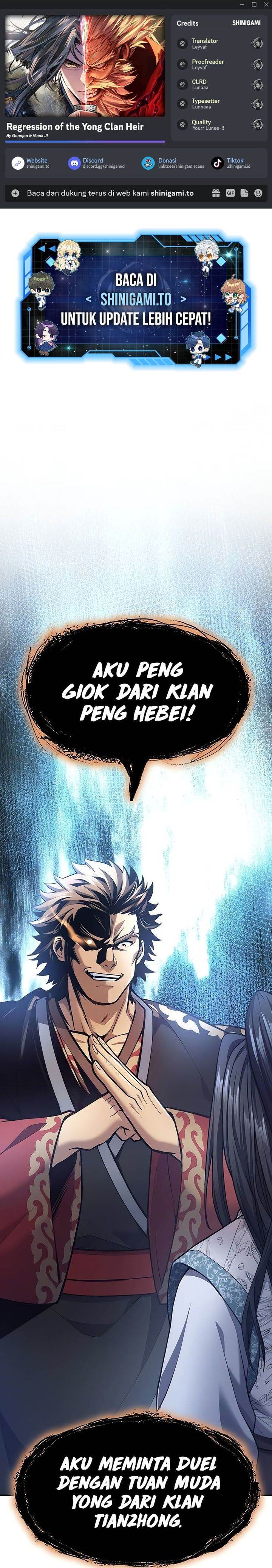Regression of the Yong Clan Heir Chap 35 - Next Chap 36
