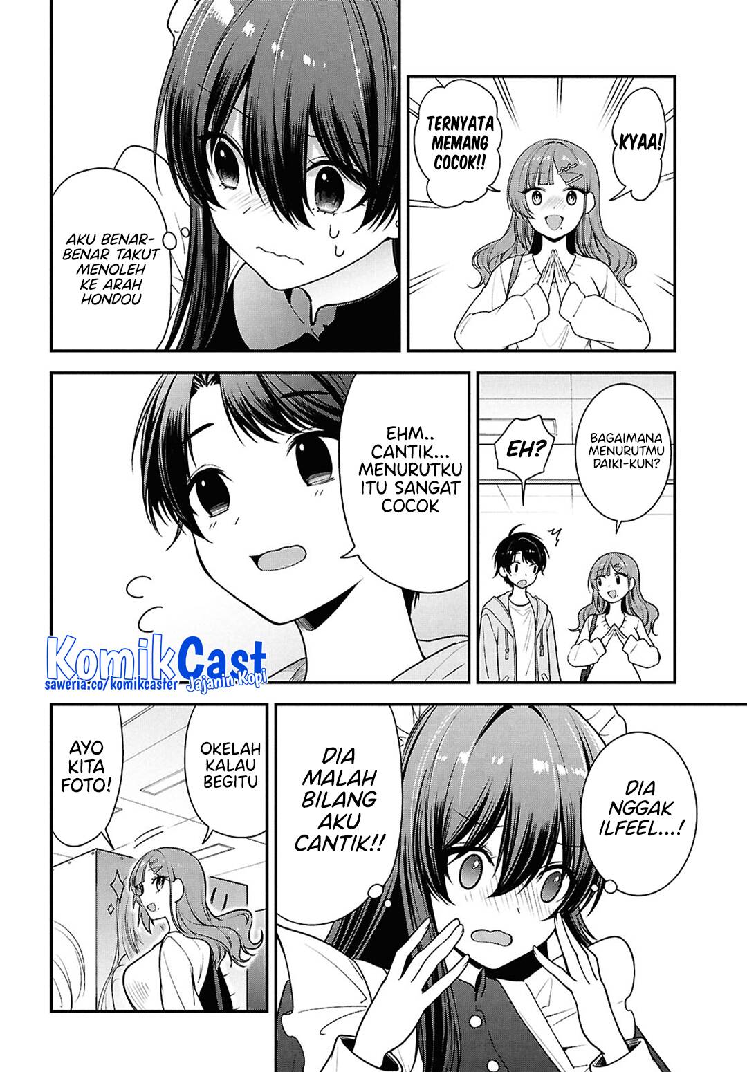 Tonari no Seki no Yankee Shimizu-san ga Kami o Kuroku Sometekita Chap 7 - Next Chap 8