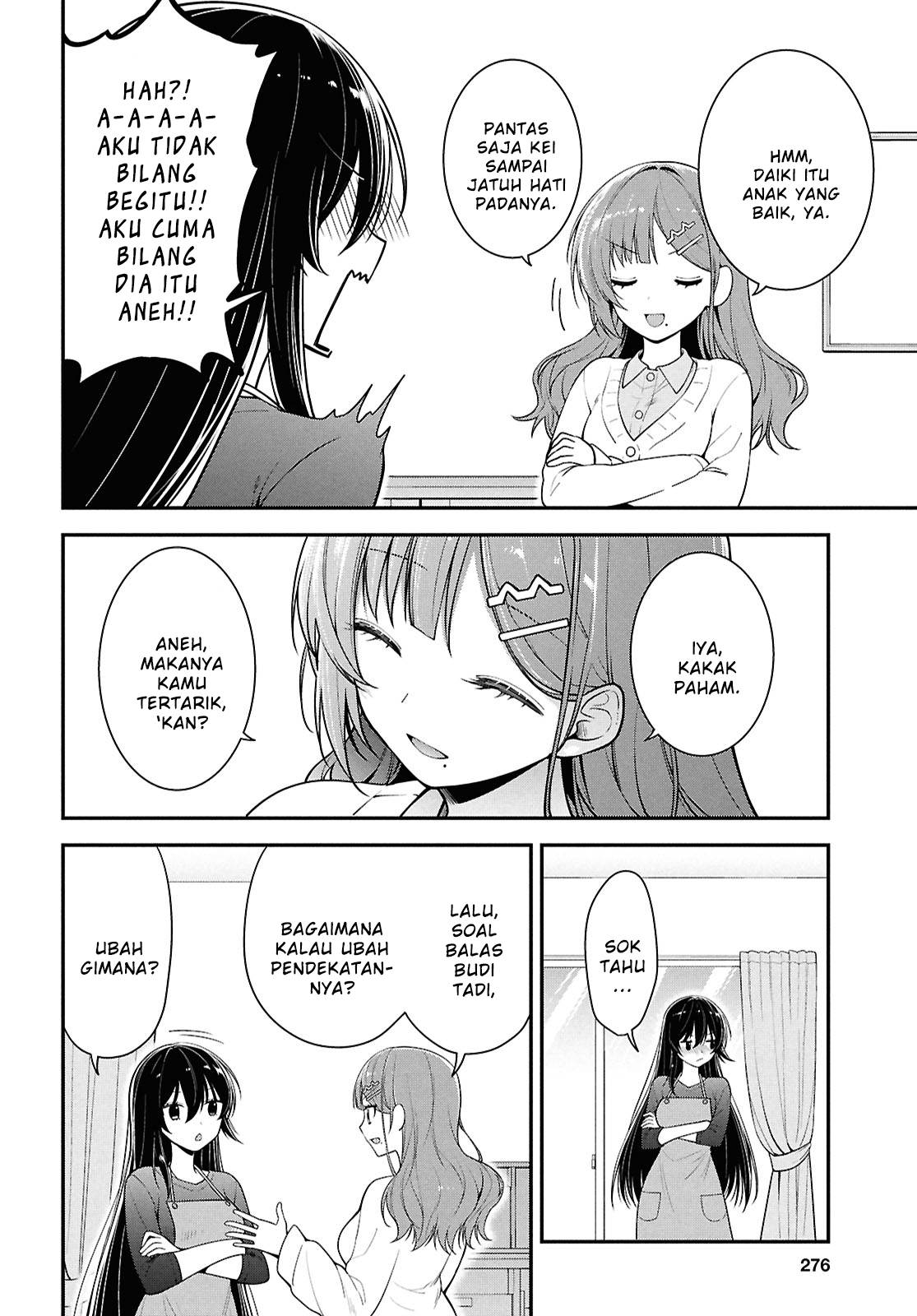 Tonari no Seki no Yankee Shimizu-san ga Kami o Kuroku Sometekita Chap 4 - Next Chap 5