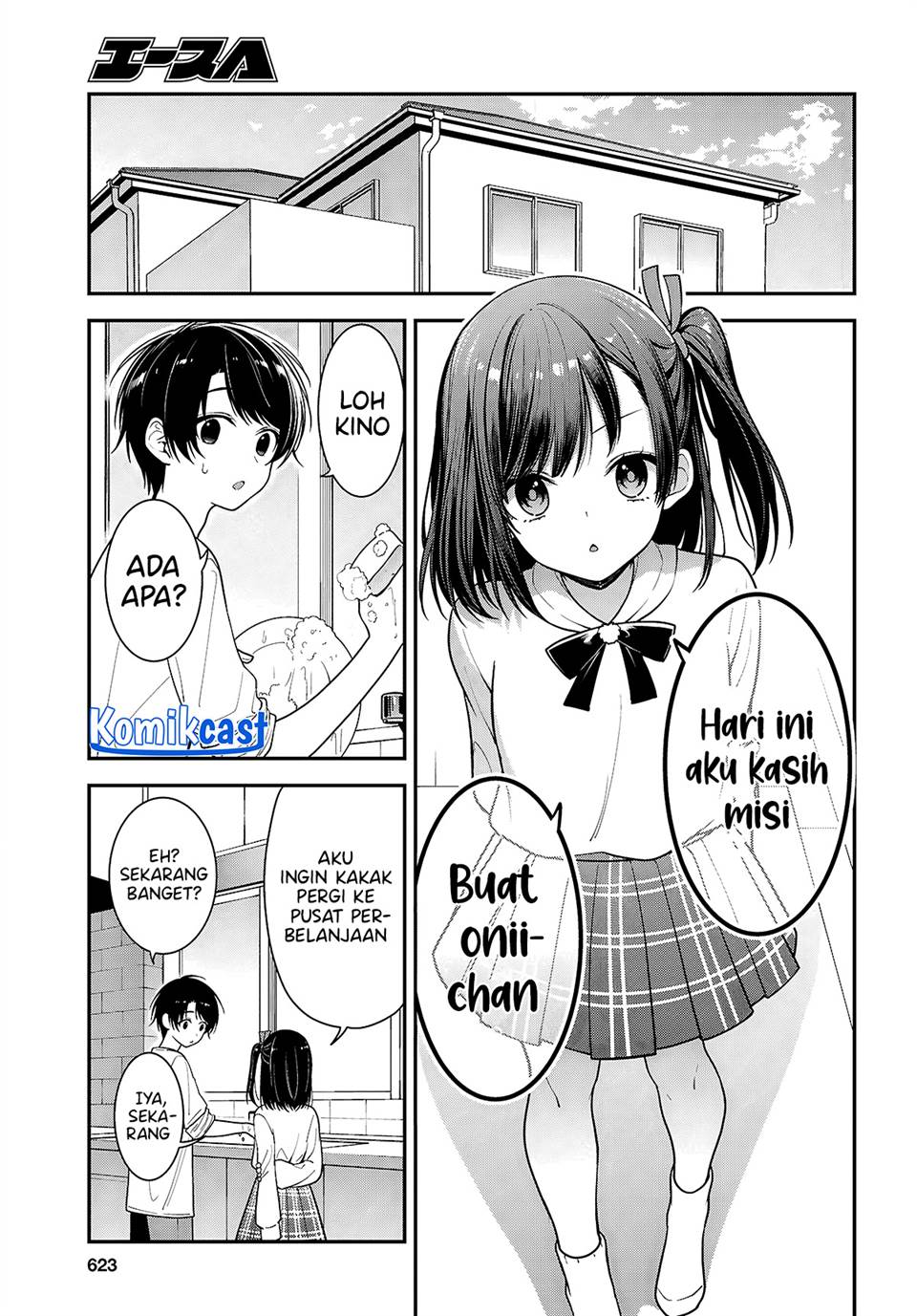 Tonari no Seki no Yankee Shimizu-san ga Kami o Kuroku Sometekita Chap 5 - Next Chap 6