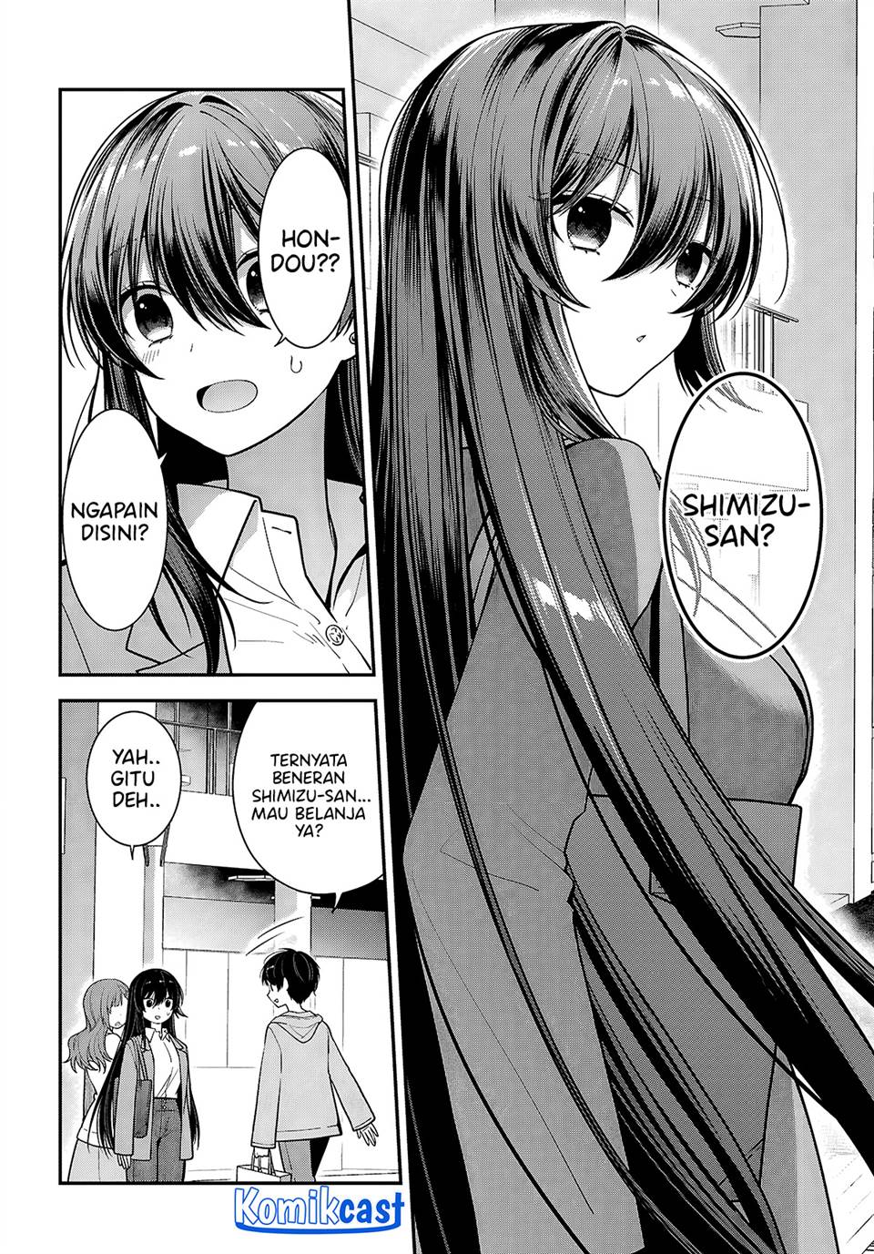 Tonari no Seki no Yankee Shimizu-san ga Kami o Kuroku Sometekita Chap 5 - Next Chap 6