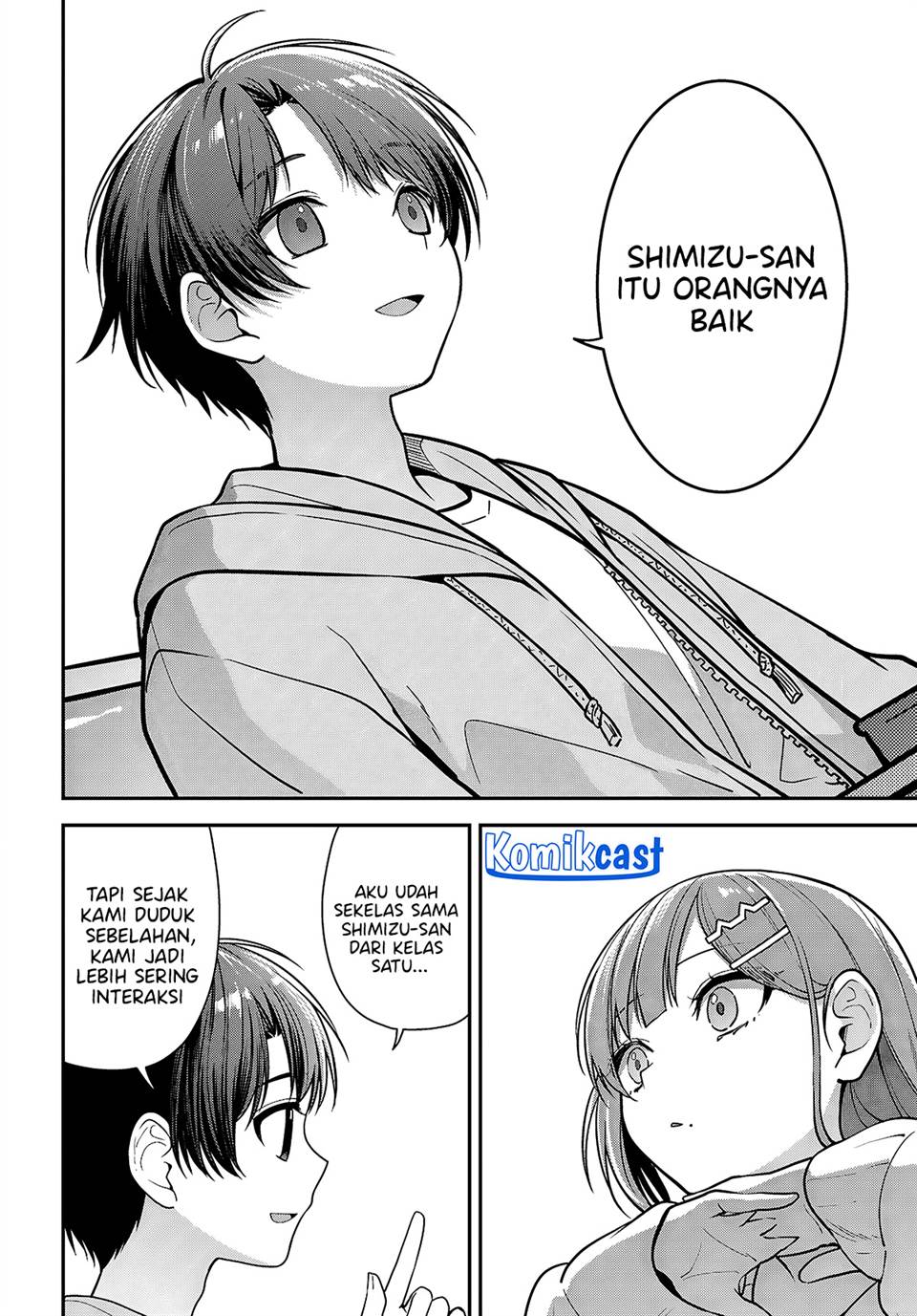 Tonari no Seki no Yankee Shimizu-san ga Kami o Kuroku Sometekita Chap 5 - Next Chap 6