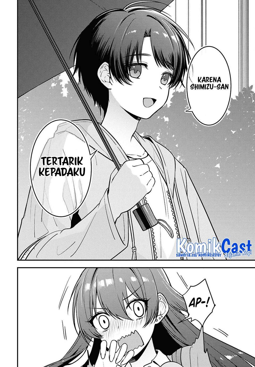 Tonari no Seki no Yankee Shimizu-san ga Kami o Kuroku Sometekita Chap 8 - Next Chap 9