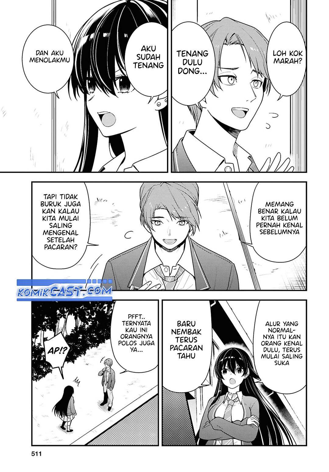 Tonari no Seki no Yankee Shimizu-san ga Kami o Kuroku Sometekita Chap 9 - Next Chap 10