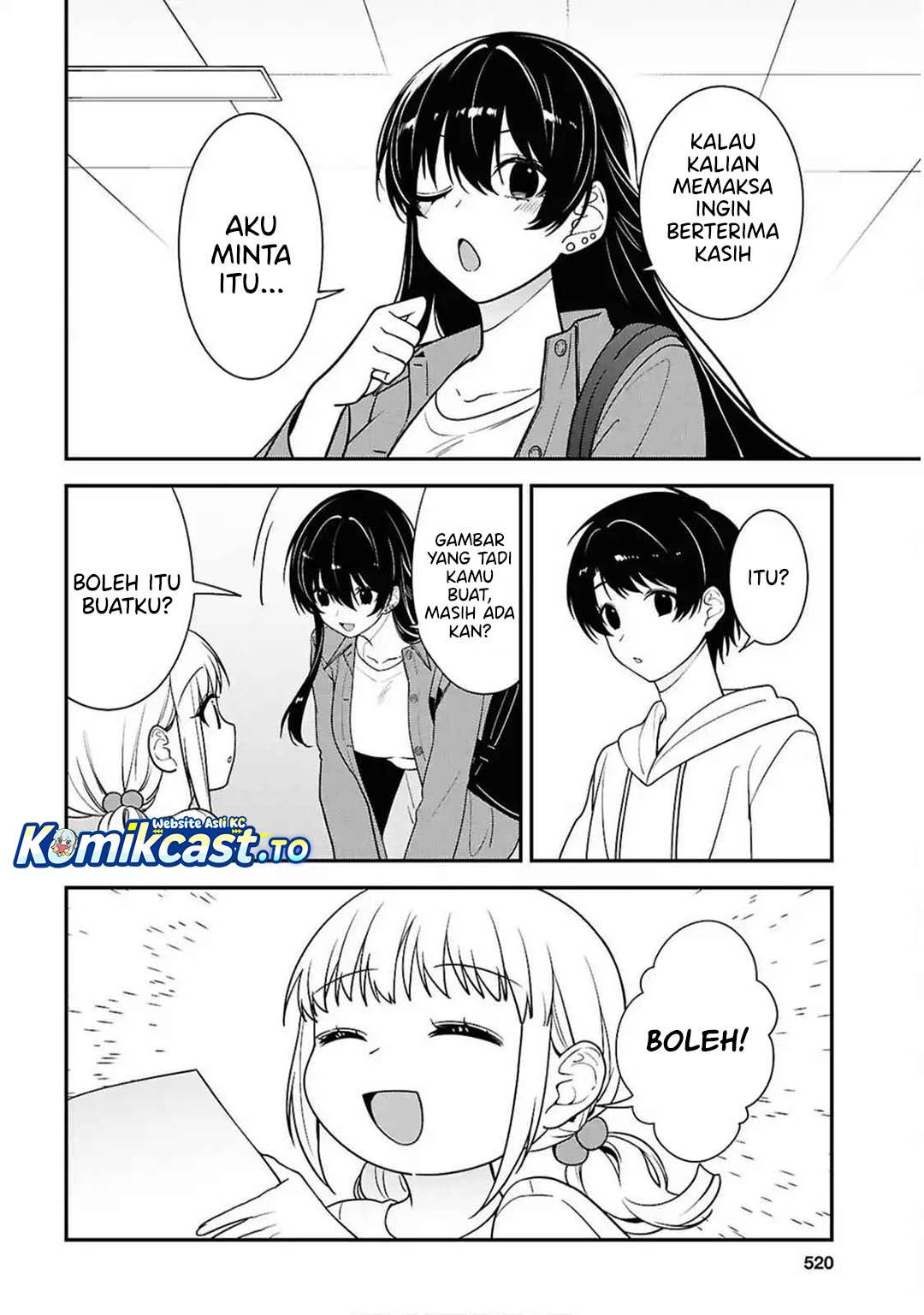 Tonari no Seki no Yankee Shimizu-san ga Kami o Kuroku Sometekita Chap 13 - Next Chap 14