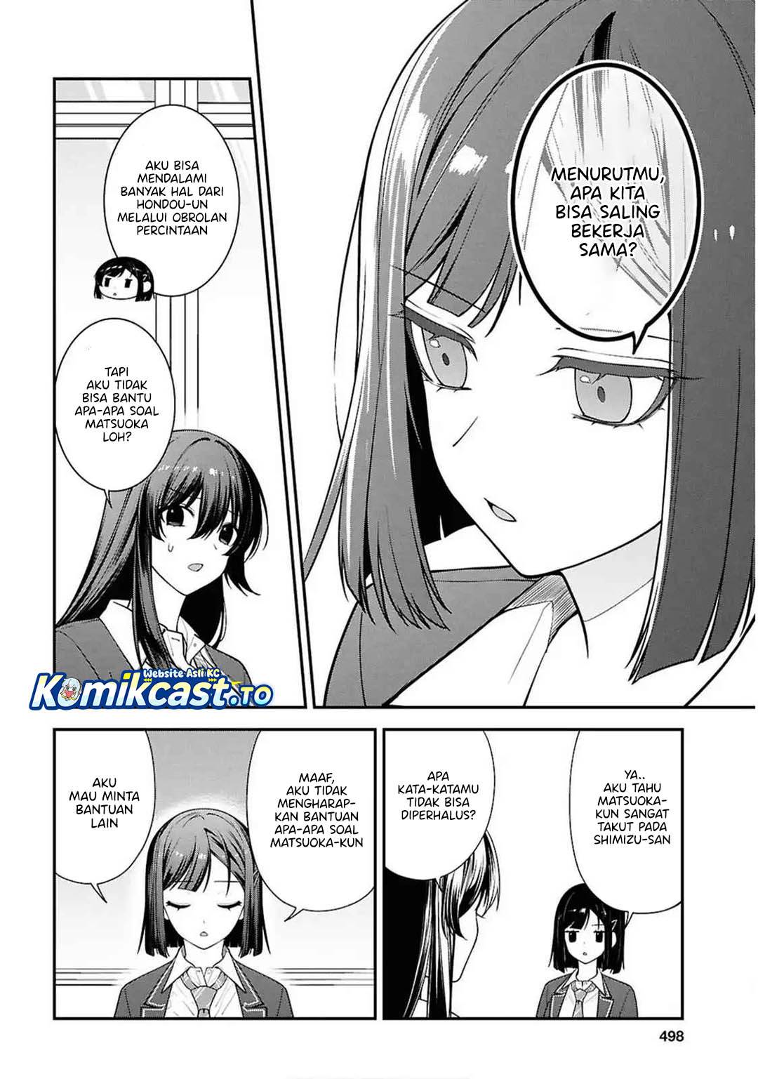 Tonari no Seki no Yankee Shimizu-san ga Kami o Kuroku Sometekita Chap 13 - Next Chap 14
