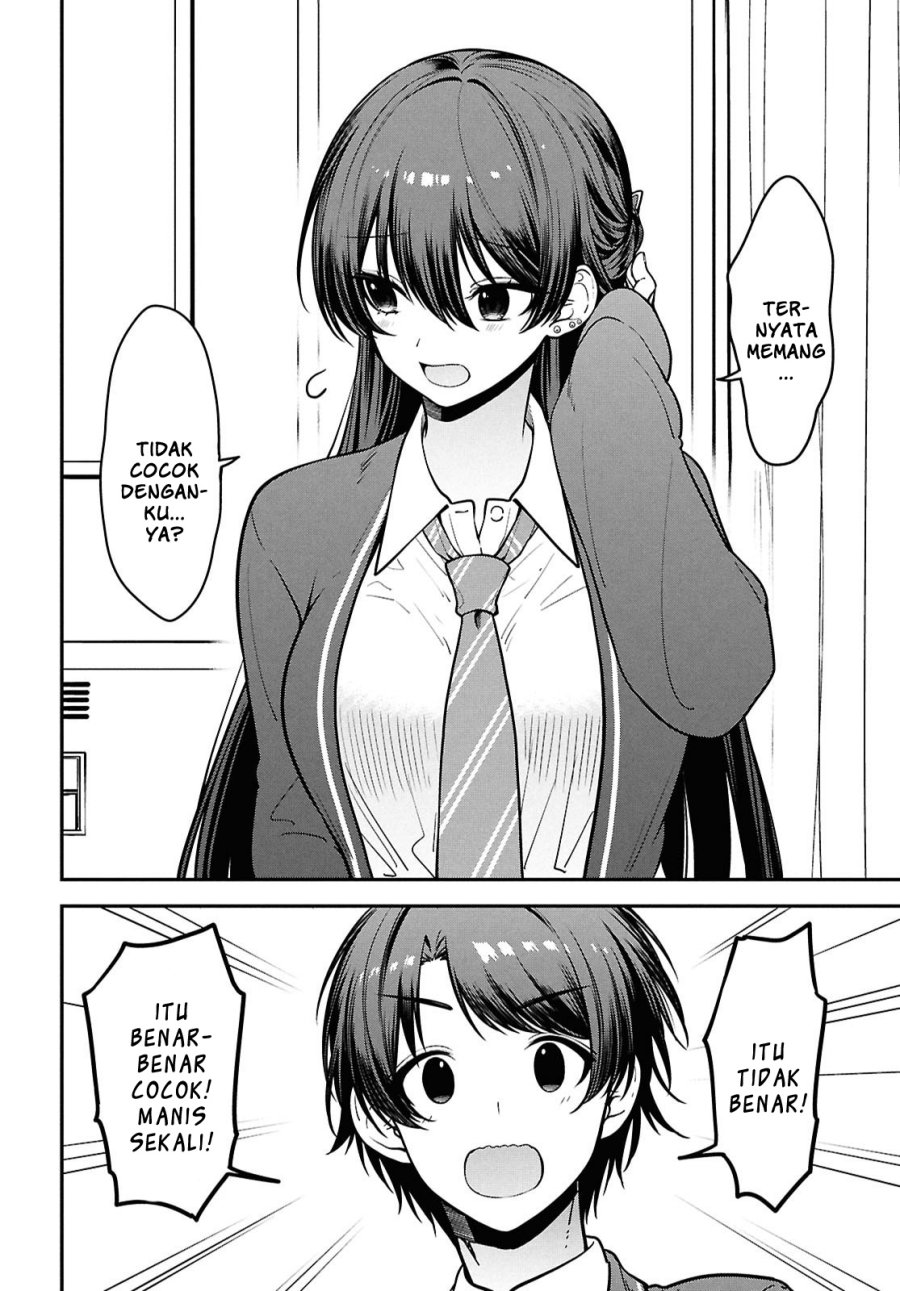 Tonari no Seki no Yankee Shimizu-san ga Kami o Kuroku Sometekita Chap 11 - Next Chap 12