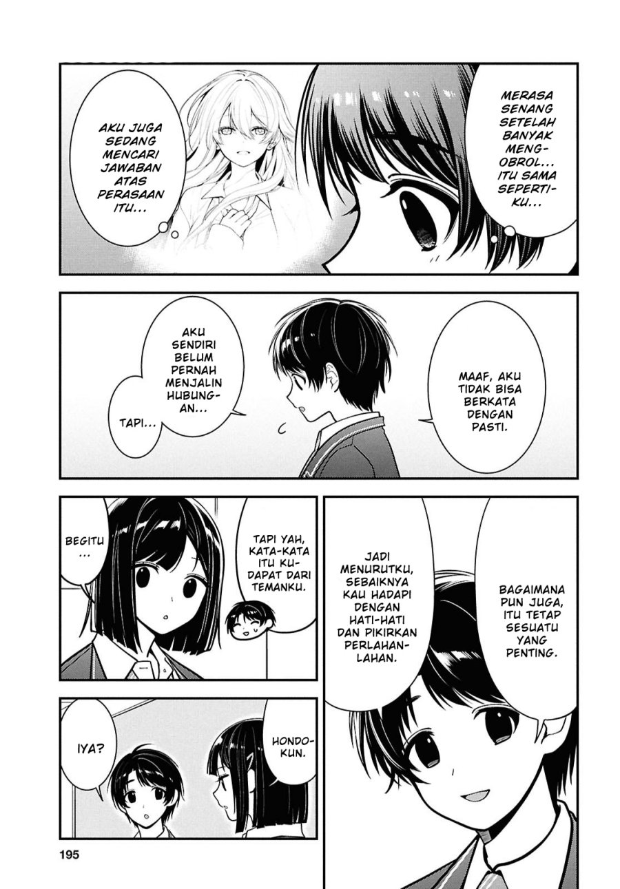Tonari no Seki no Yankee Shimizu-san ga Kami o Kuroku Sometekita Chap 11 - Next Chap 12