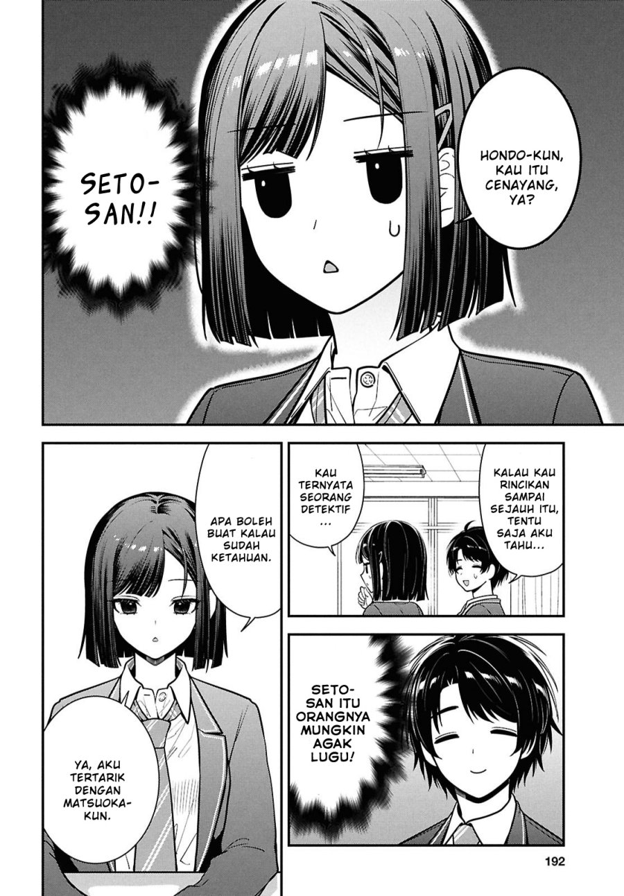 Tonari no Seki no Yankee Shimizu-san ga Kami o Kuroku Sometekita Chap 11 - Next Chap 12