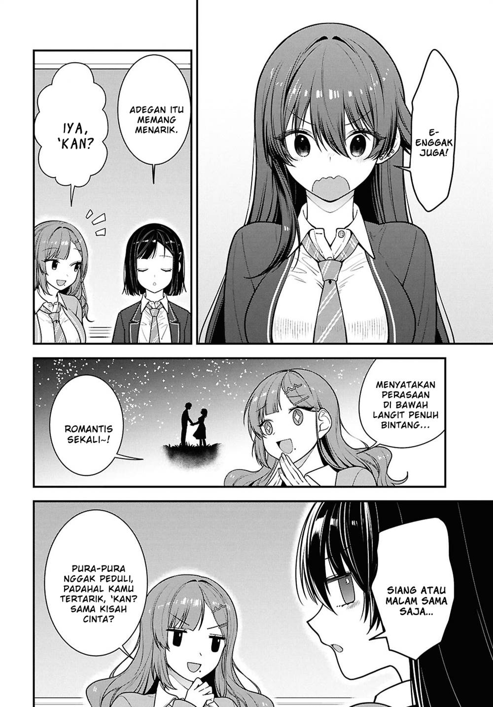 Tonari no Seki no Yankee Shimizu-san ga Kami o Kuroku Sometekita Chap 12 - Next Chap 13