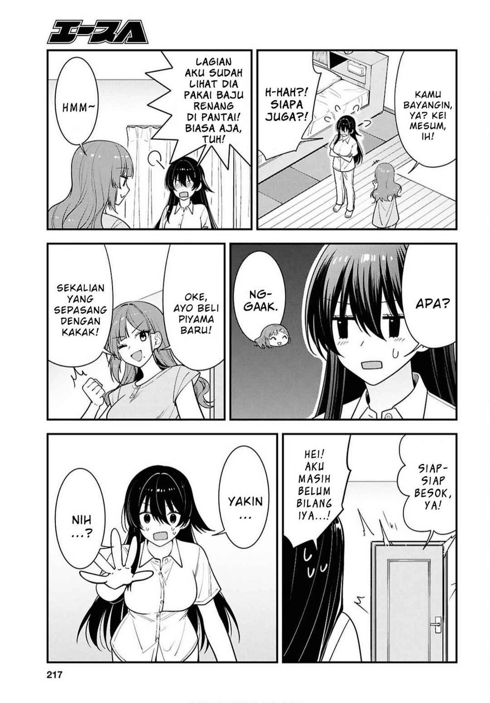 Tonari no Seki no Yankee Shimizu-san ga Kami o Kuroku Sometekita Chap 17 - Next Chap 18