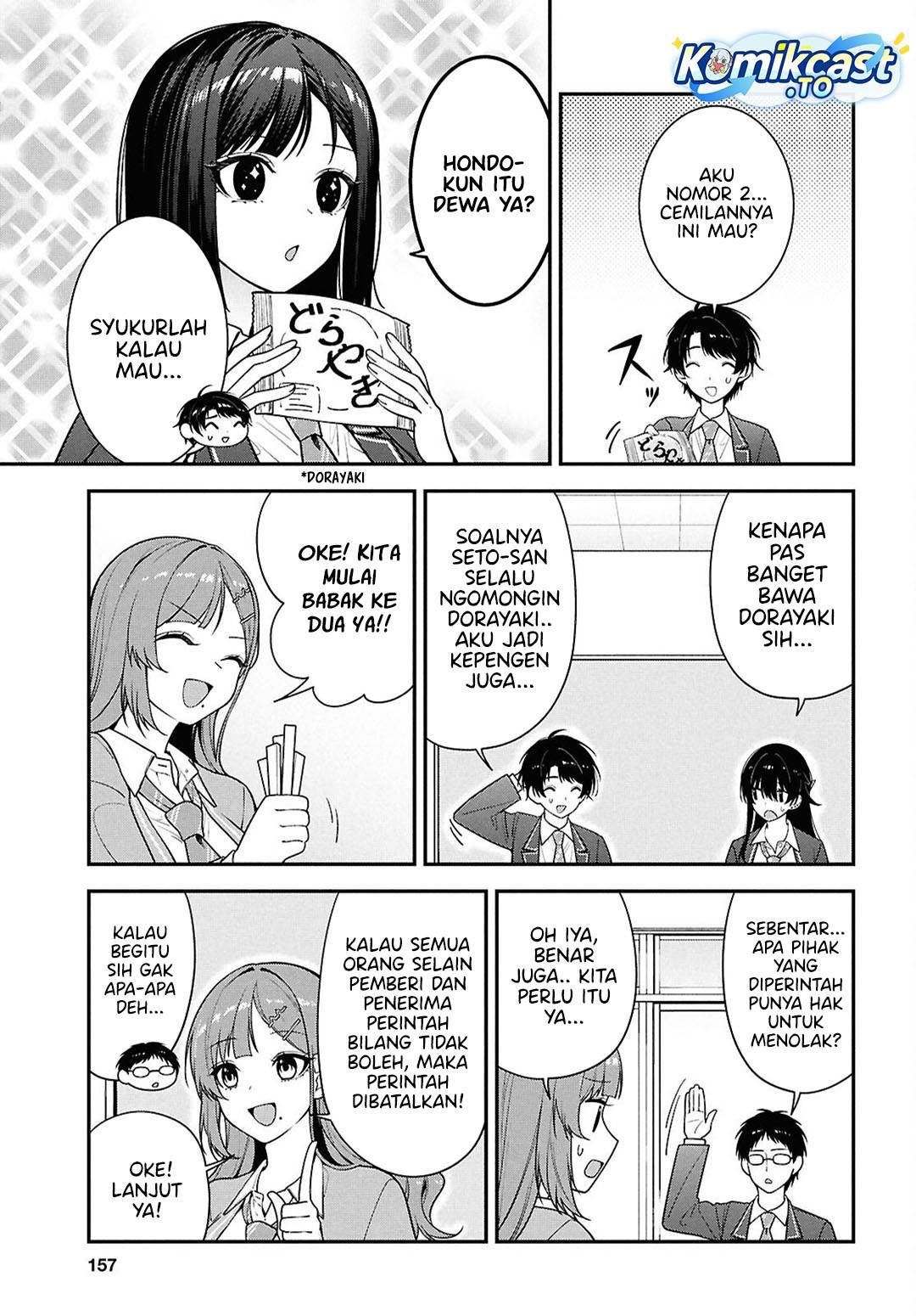 Tonari no Seki no Yankee Shimizu-san ga Kami o Kuroku Sometekita Chap 14 - Next Chap 15