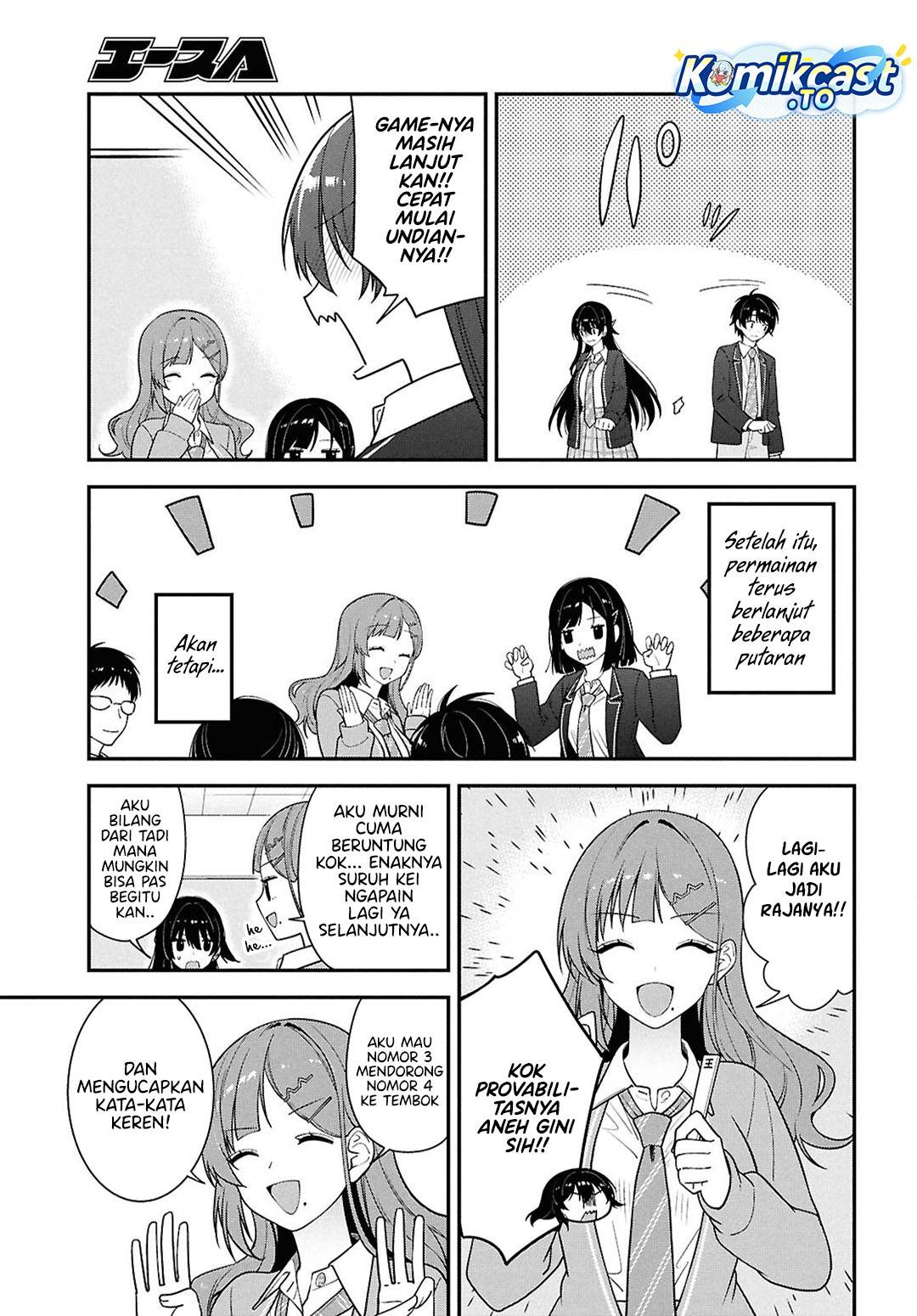 Tonari no Seki no Yankee Shimizu-san ga Kami o Kuroku Sometekita Chap 14 - Next Chap 15