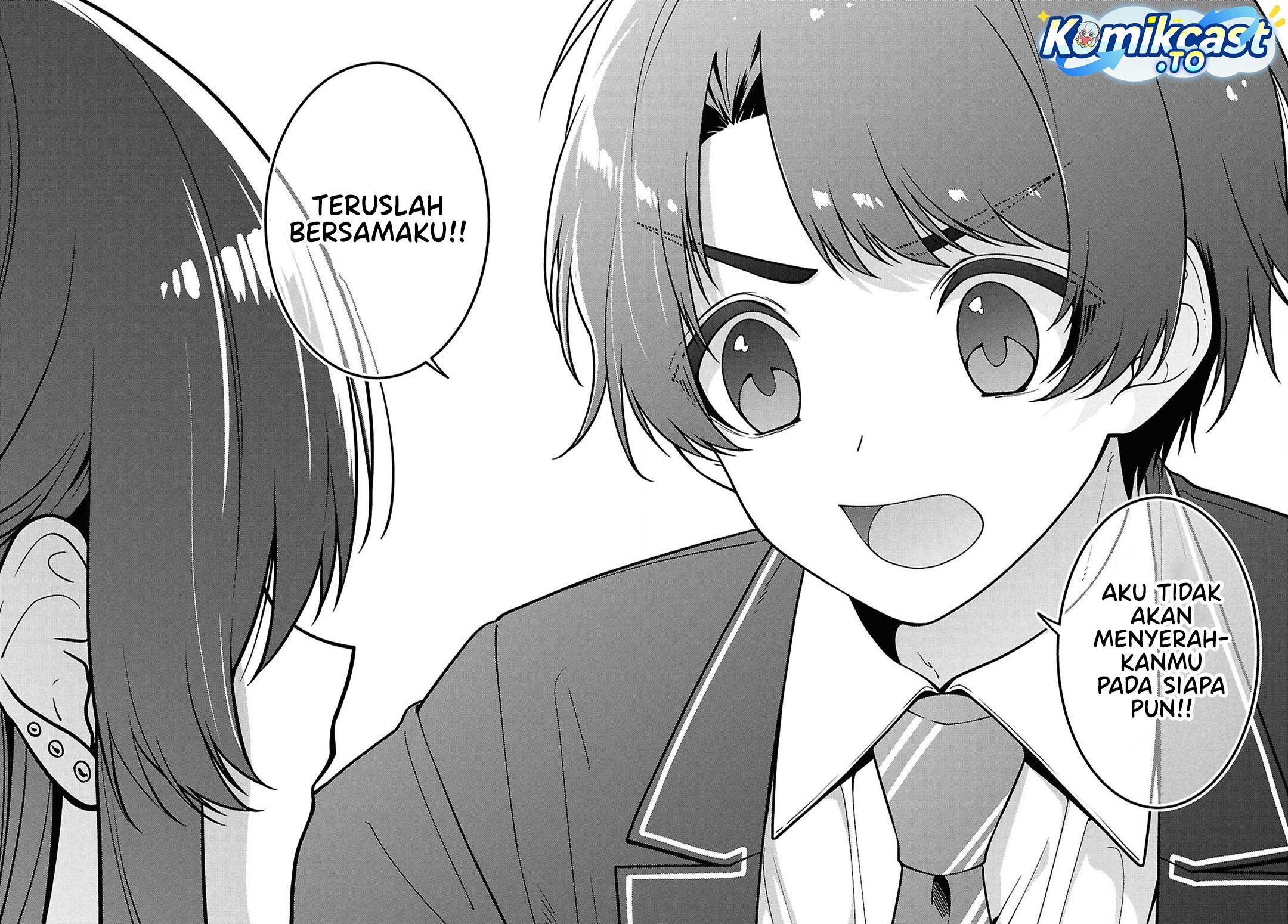 Tonari no Seki no Yankee Shimizu-san ga Kami o Kuroku Sometekita Chap 14 - Next Chap 15