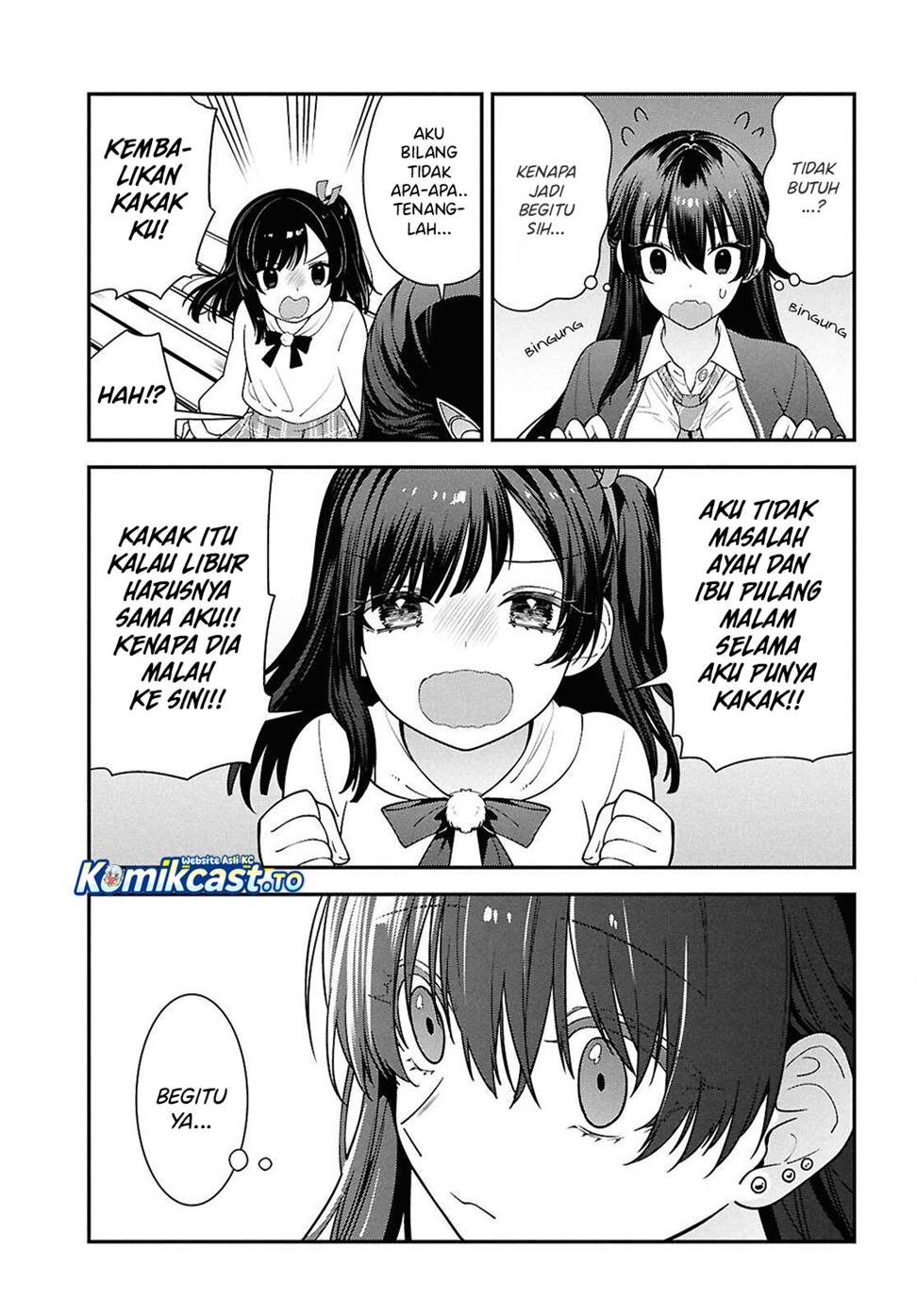 Tonari no Seki no Yankee Shimizu-san ga Kami o Kuroku Sometekita Chap 15 - Next Chap 16