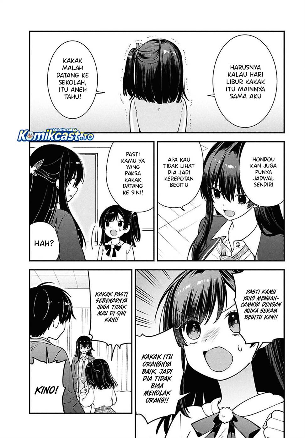 Tonari no Seki no Yankee Shimizu-san ga Kami o Kuroku Sometekita Chap 15 - Next Chap 16