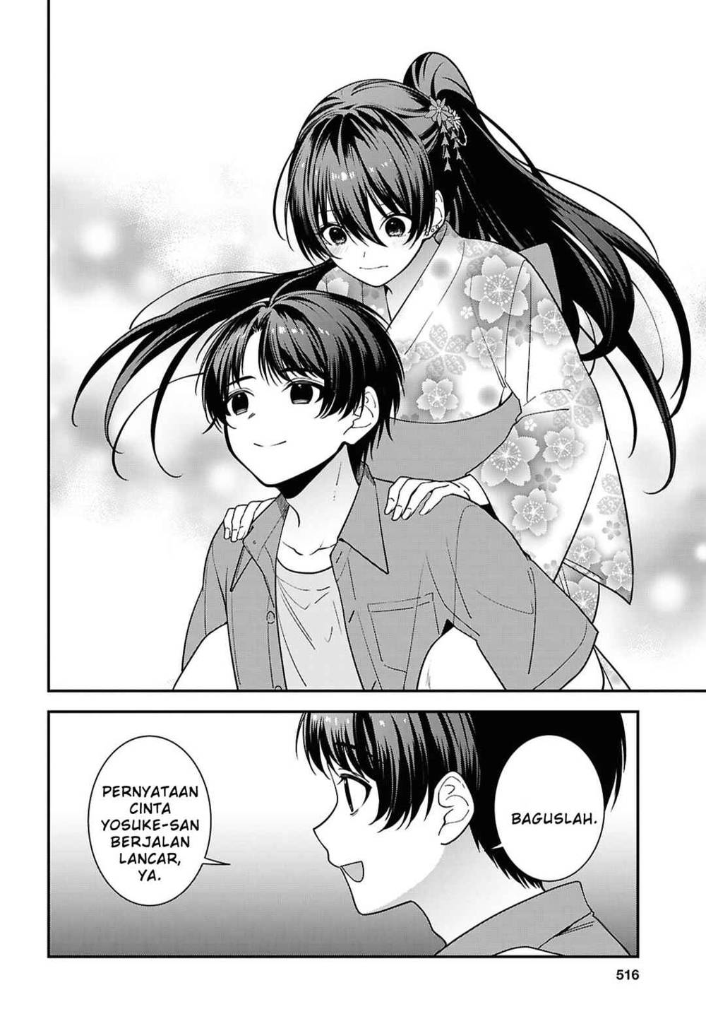 Tonari no Seki no Yankee Shimizu-san ga Kami o Kuroku Sometekita Chap 16 - Next Chap 17