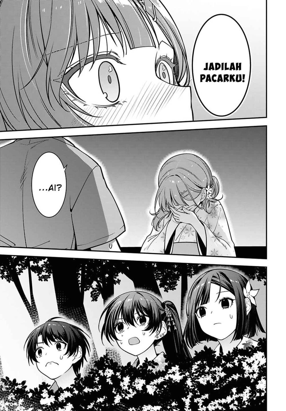 Tonari no Seki no Yankee Shimizu-san ga Kami o Kuroku Sometekita Chap 16 - Next Chap 17