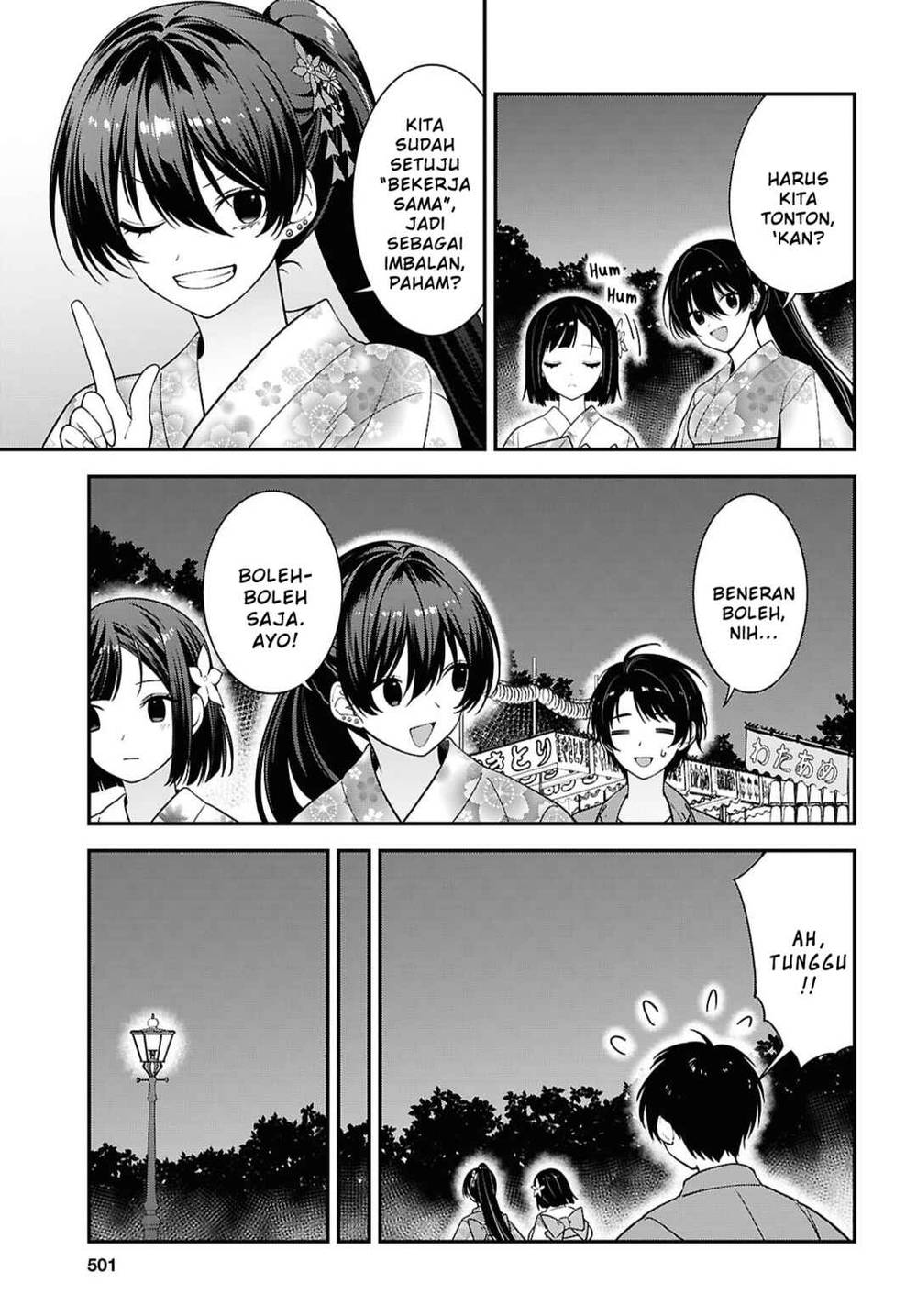 Tonari no Seki no Yankee Shimizu-san ga Kami o Kuroku Sometekita Chap 16 - Next Chap 17