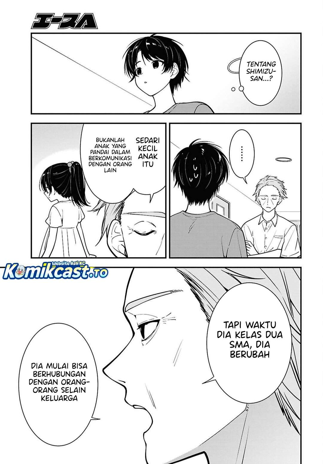 Tonari no Seki no Yankee Shimizu-san ga Kami o Kuroku Sometekita Chap 18 - Next Chap 19
