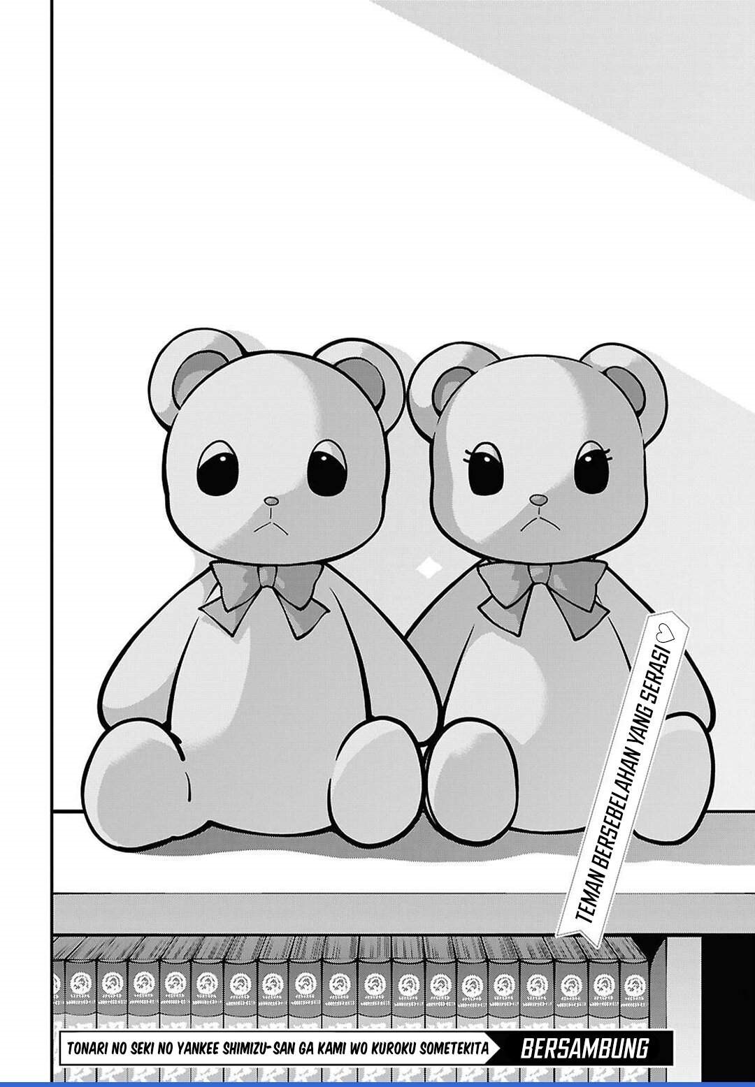 Tonari no Seki no Yankee Shimizu-san ga Kami o Kuroku Sometekita Chap 18 - Next Chap 19