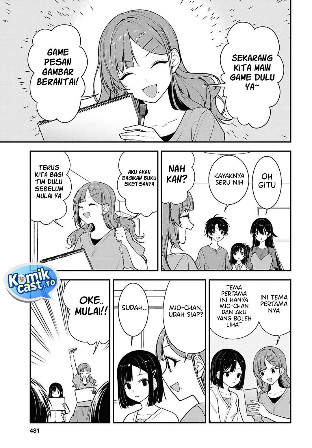Tonari no Seki no Yankee Shimizu-san ga Kami o Kuroku Sometekita Chap 18 - Next Chap 19