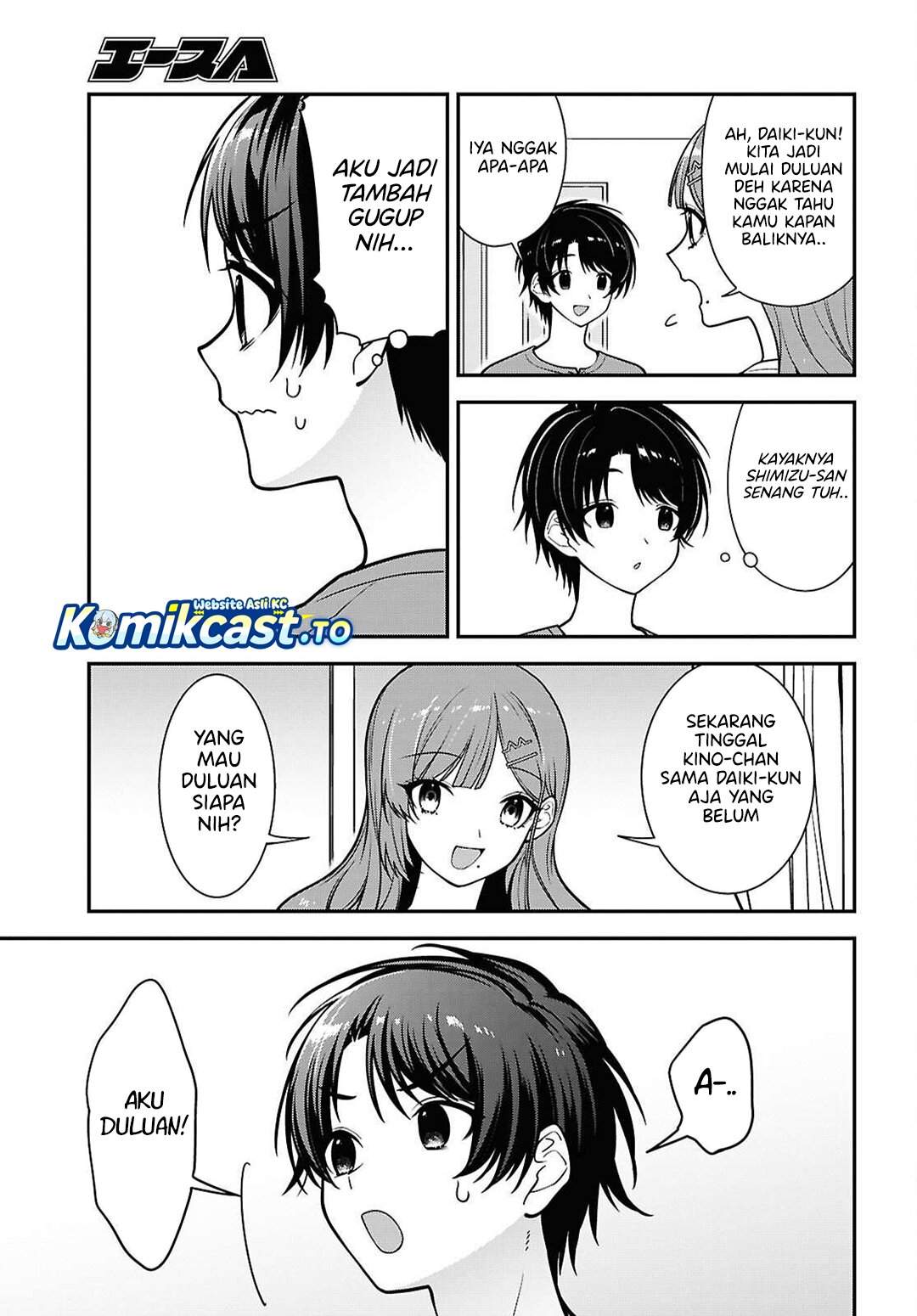 Tonari no Seki no Yankee Shimizu-san ga Kami o Kuroku Sometekita Chap 18 - Next Chap 19