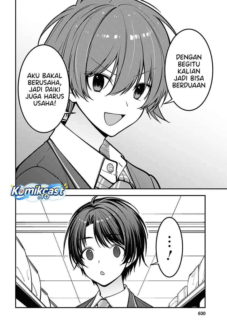 Tonari no Seki no Yankee Shimizu-san ga Kami o Kuroku Sometekita Chap 19 - Next Chap 20