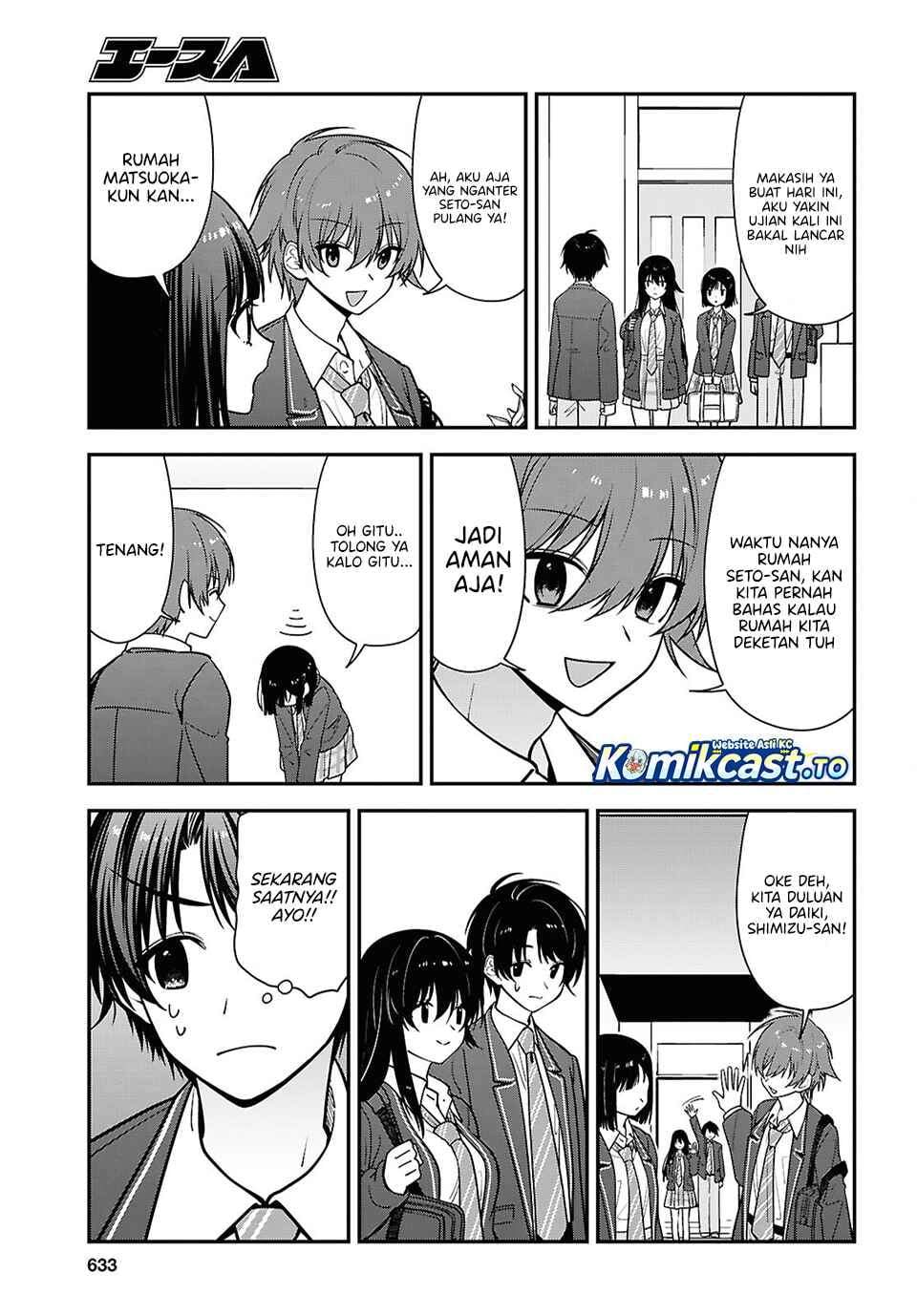 Tonari no Seki no Yankee Shimizu-san ga Kami o Kuroku Sometekita Chap 19 - Next Chap 20