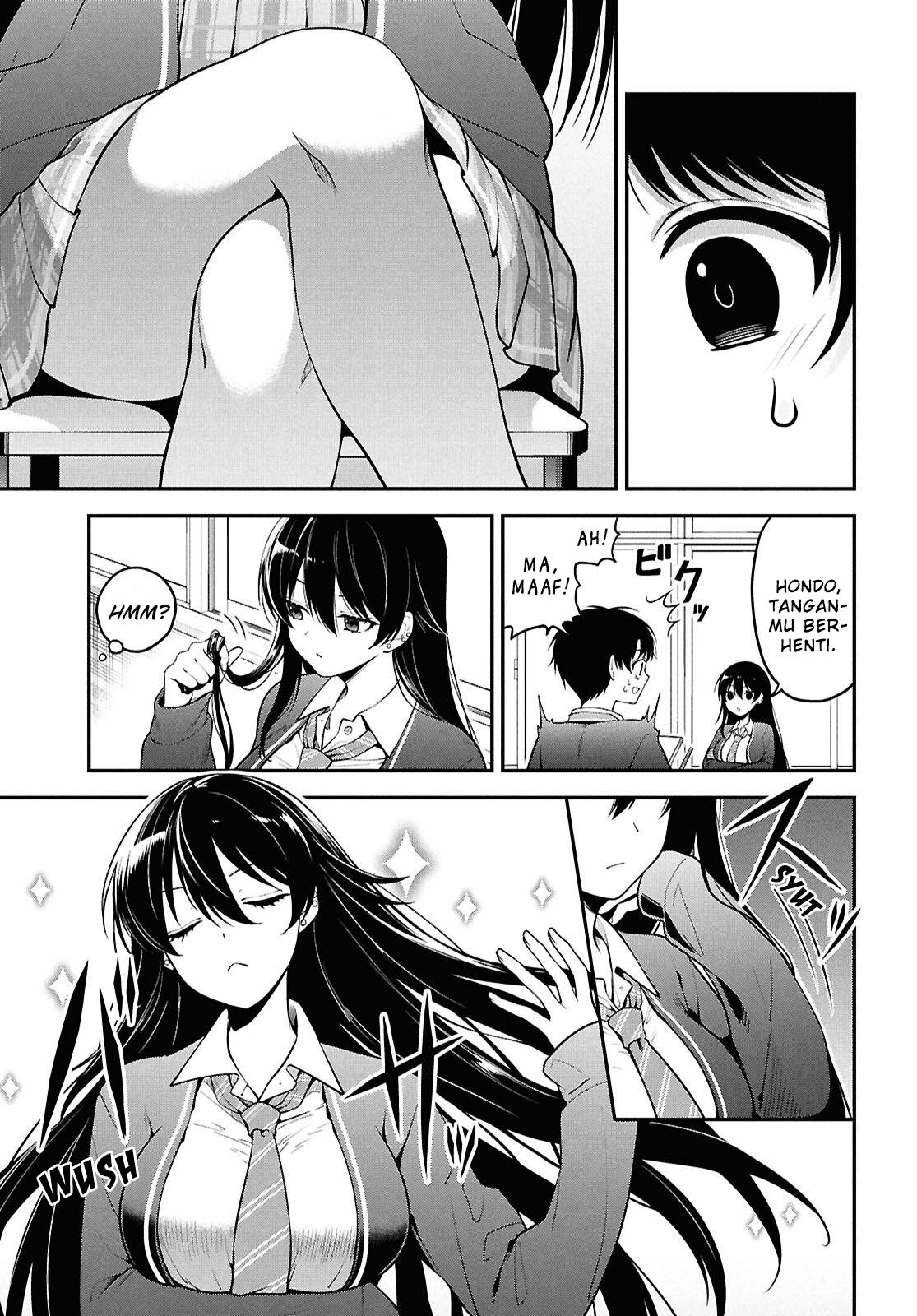 Tonari no Seki no Yankee Shimizu-san ga Kami o Kuroku Sometekita Chap 1 - Next Chap 2