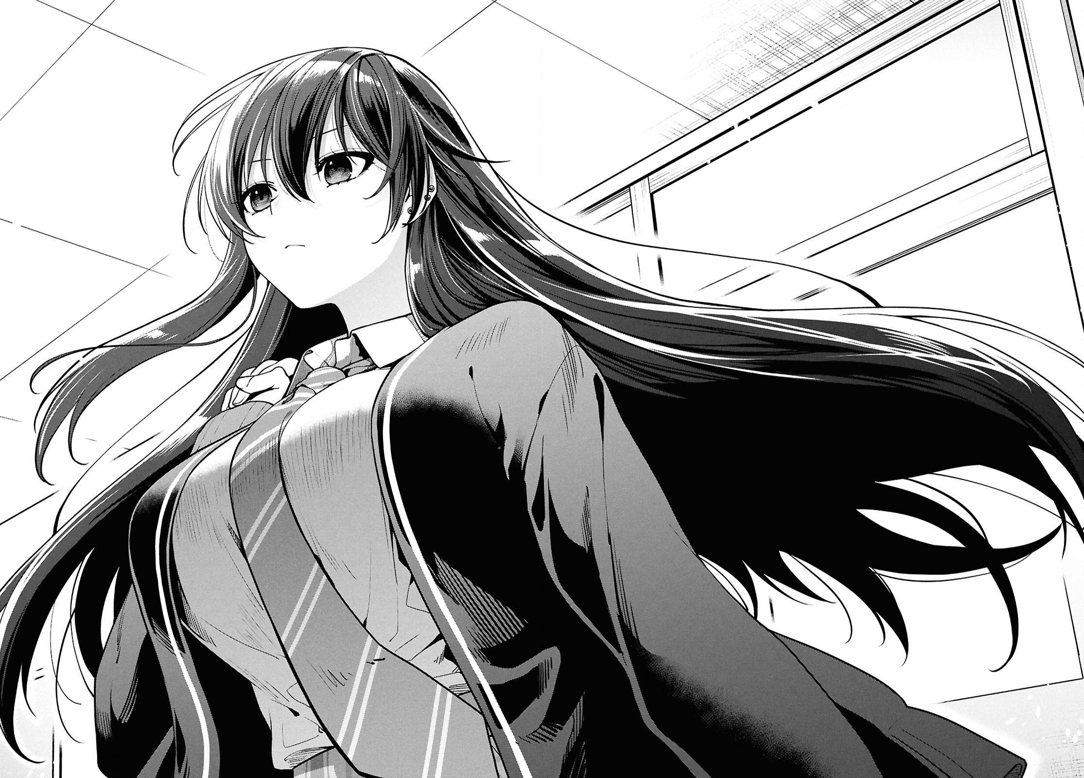 Tonari no Seki no Yankee Shimizu-san ga Kami o Kuroku Sometekita Chap 1 - Next Chap 2