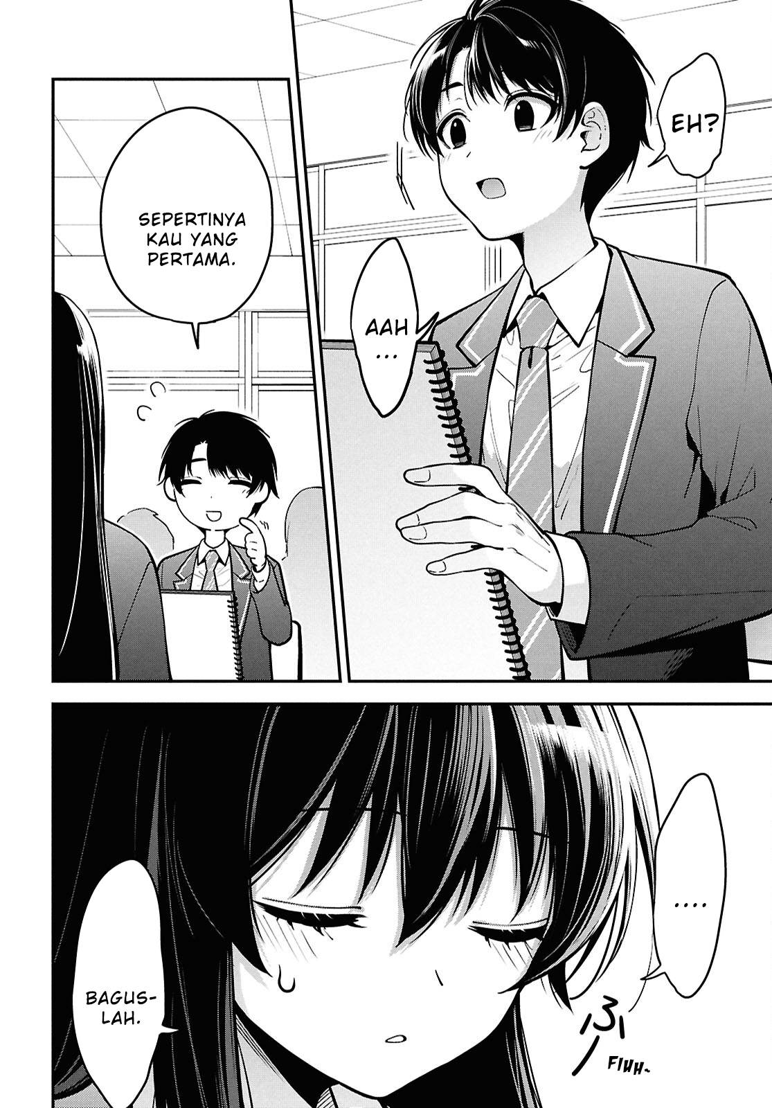 Tonari no Seki no Yankee Shimizu-san ga Kami o Kuroku Sometekita Chap 1 - Next Chap 2