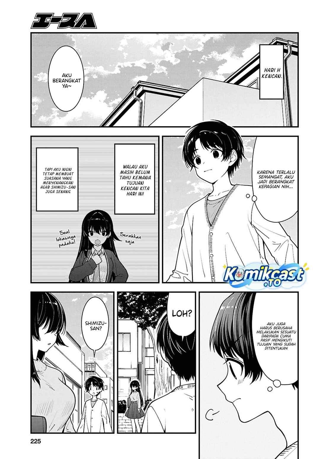 Tonari no Seki no Yankee Shimizu-san ga Kami o Kuroku Sometekita Chap 20 - Next Chap 21