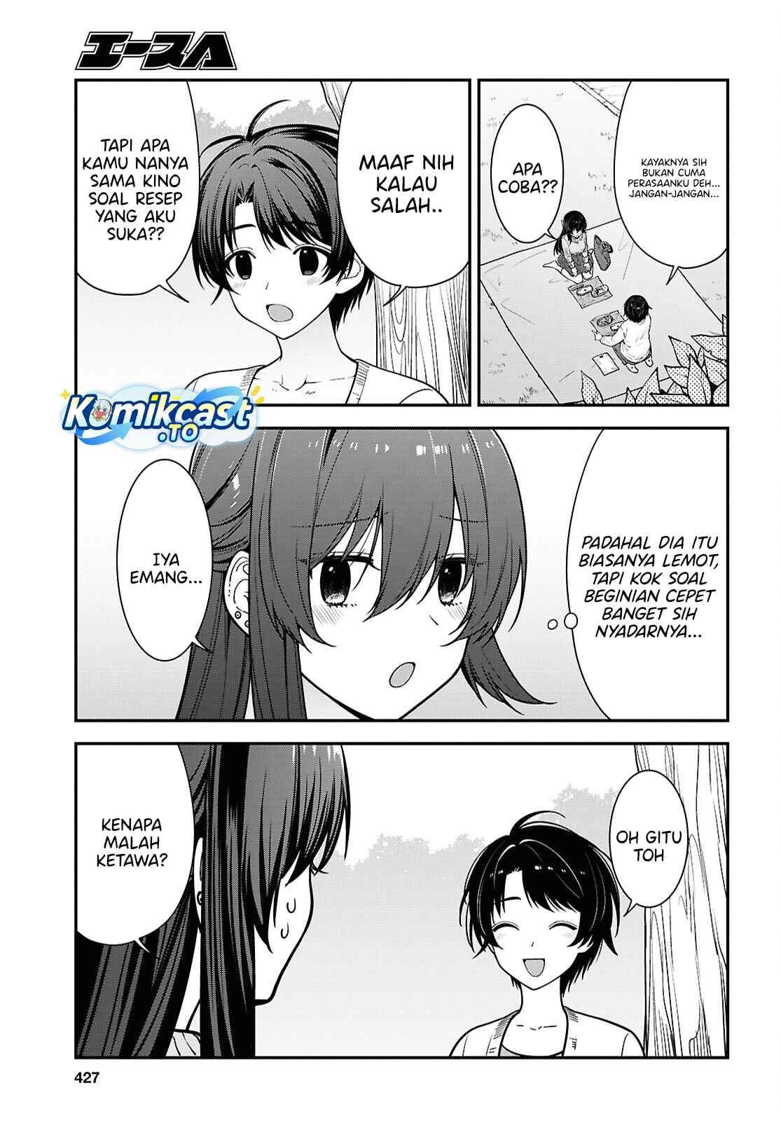 Tonari no Seki no Yankee Shimizu-san ga Kami o Kuroku Sometekita Chap 21 - Next Chap 22