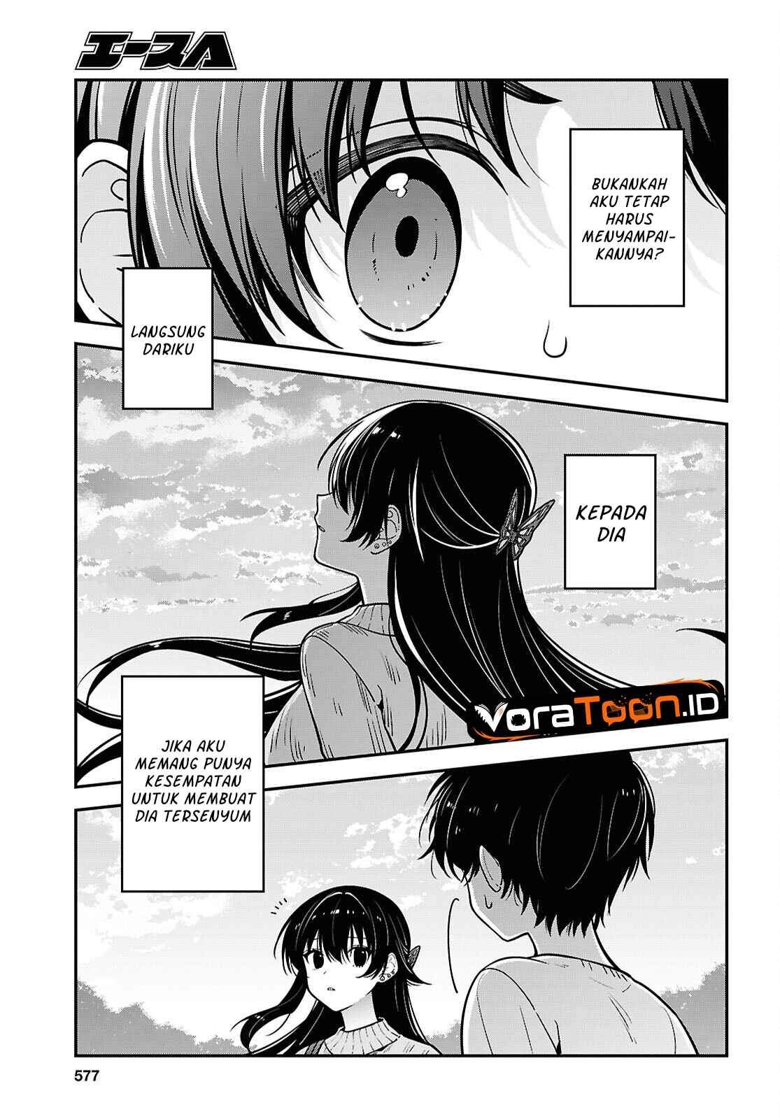 Tonari no Seki no Yankee Shimizu-san ga Kami o Kuroku Sometekita Chap 22 - Next Chap 23