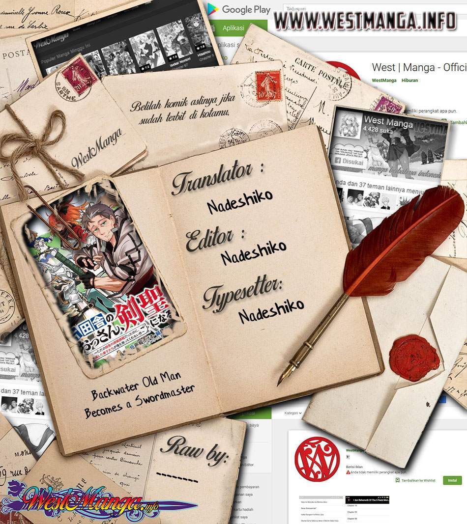 Katainaka no Ossan, Kensei ni Naru ~tada no inaka no kenjutsu shihan datta no ni, taisei shita deshi-tachi ga ore wo hottekurenai ken~ Chap 1 - Next Chap 2