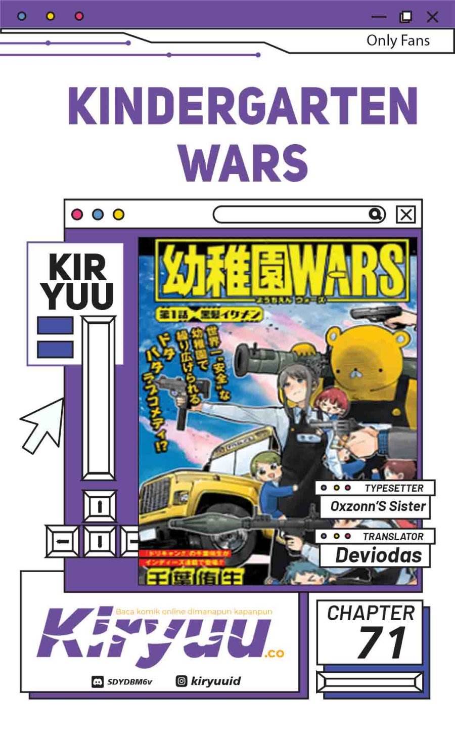 Youchien Wars Chap 71 - Next Chap 72