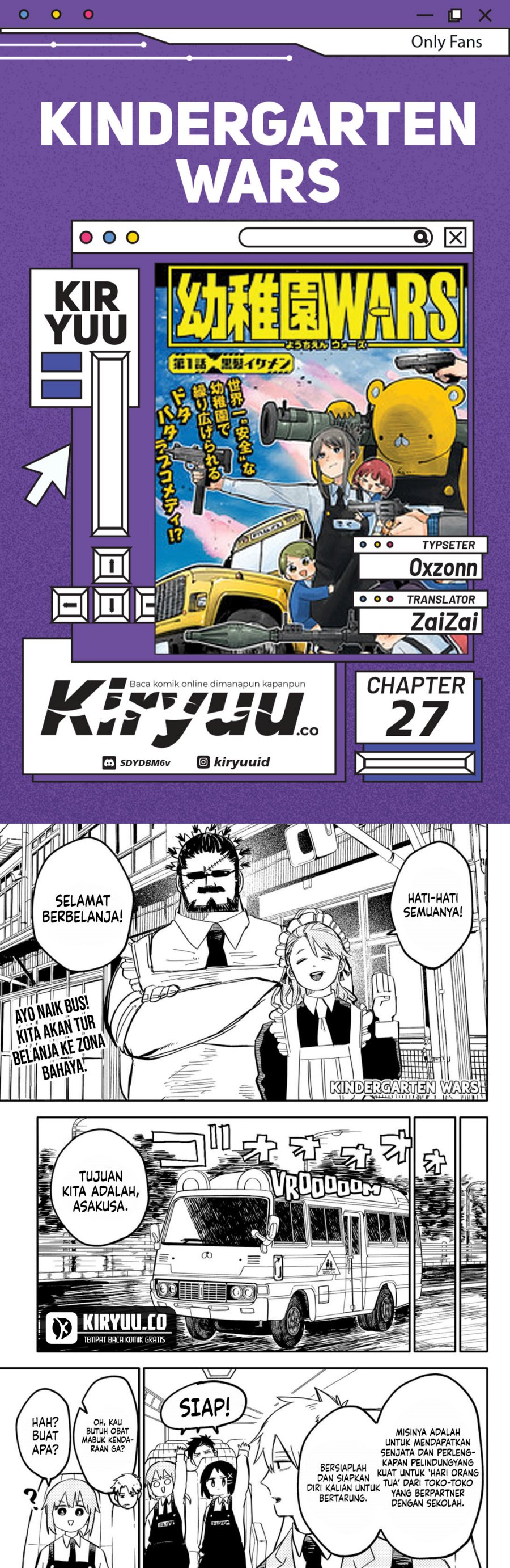 Youchien Wars Chap 27 - Next Chap 28