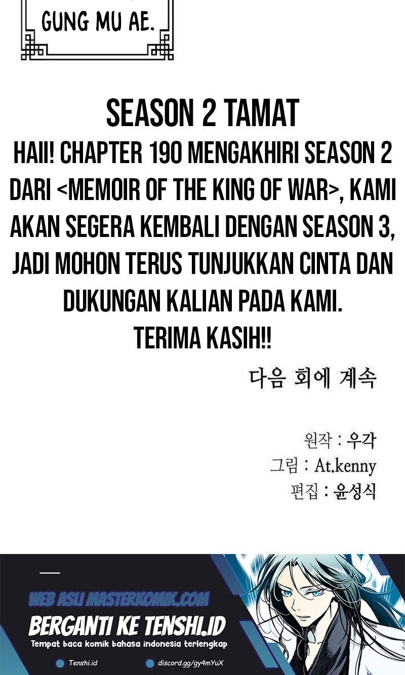 Memoir Of The King Of War Chap 190 - Next Chap 191