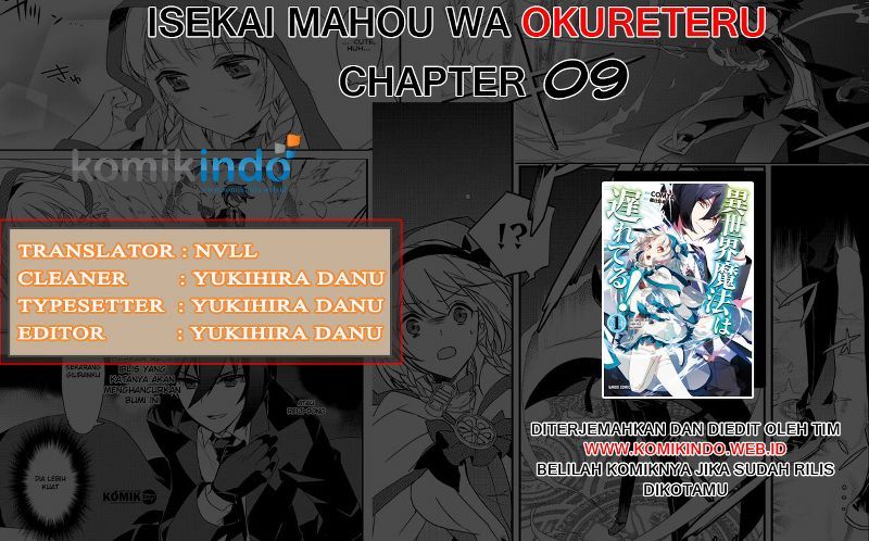 Isekai Mahou wa Okureteru! Chap 9 - Next Chap 10