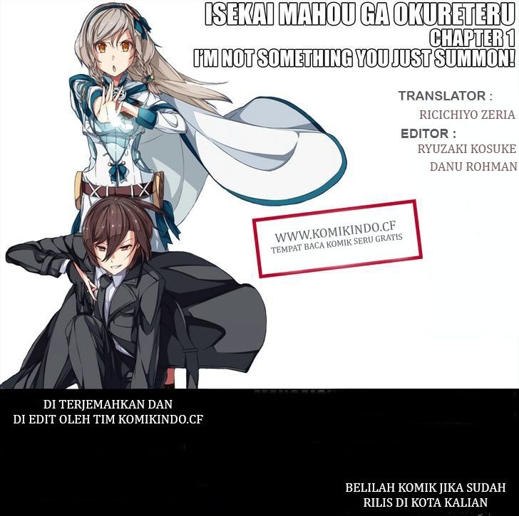 Isekai Mahou wa Okureteru! Chap 1 - Next Chap 2