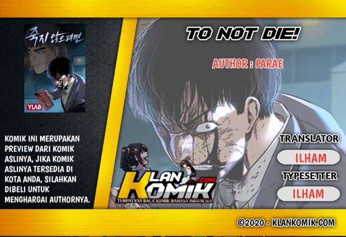 To Not Die Chap 1 - Next Chap 2