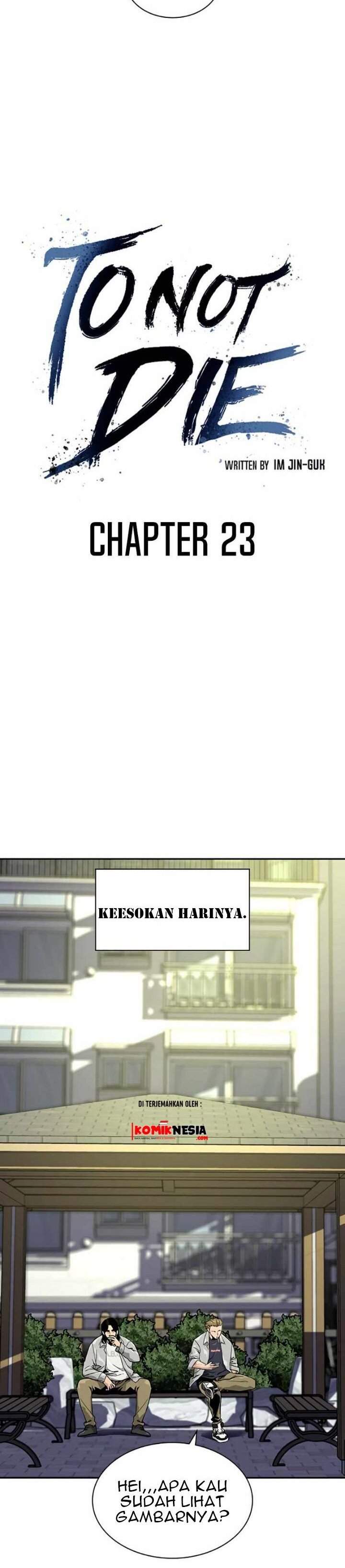 To Not Die Chap 23 - Next Chap 24