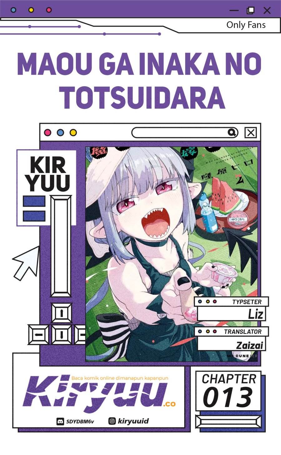 Maou ga Inaka ni Totsuidara Chap 13 - Next Chap 14